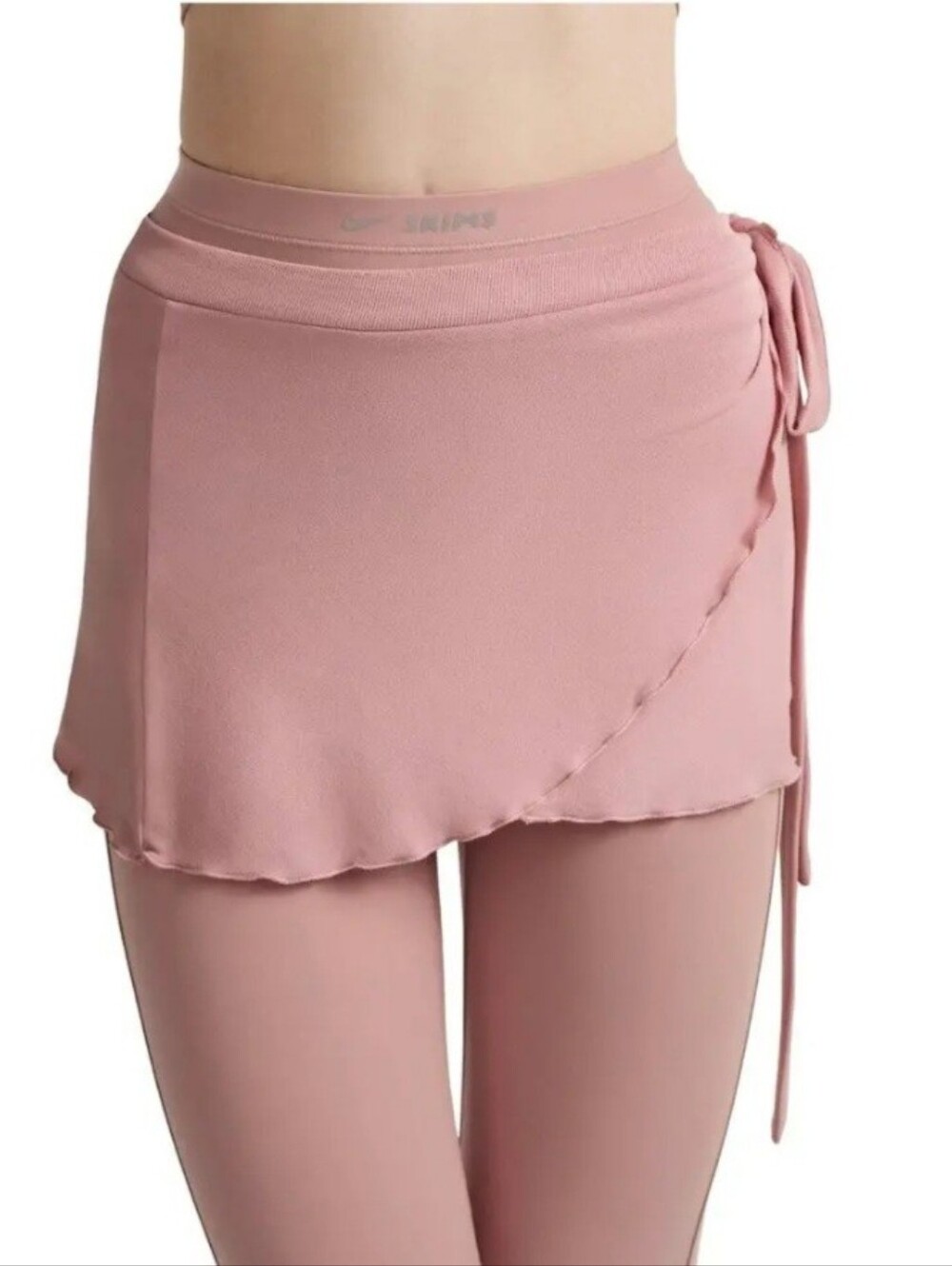 Nike Skims Stretch Knit Wrap Skirt SKIRT-SKT-10091W Himalayan Size Medium, XXS